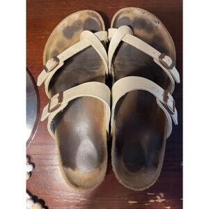 Birkenstock Mayari bone shimmer 42